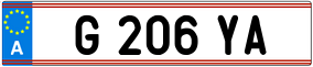 Truck License Plate